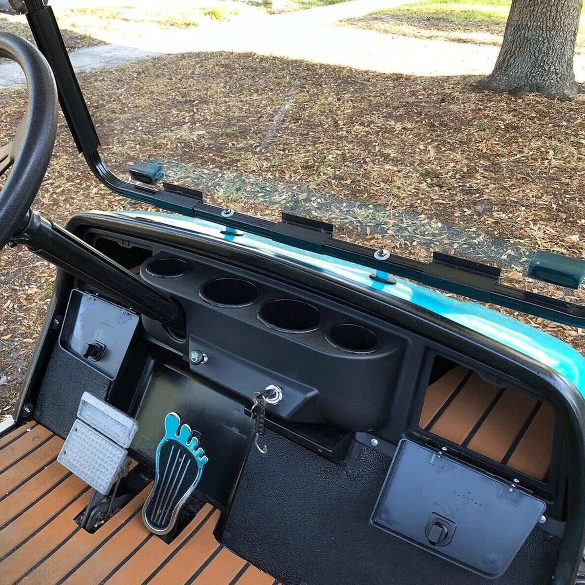 Golf Cart Dash Kit Compatible with 1995-2007 YAMAHA G14 G16 G19 G22 ELECTRIC Dashboard Cover Dash Cap Black