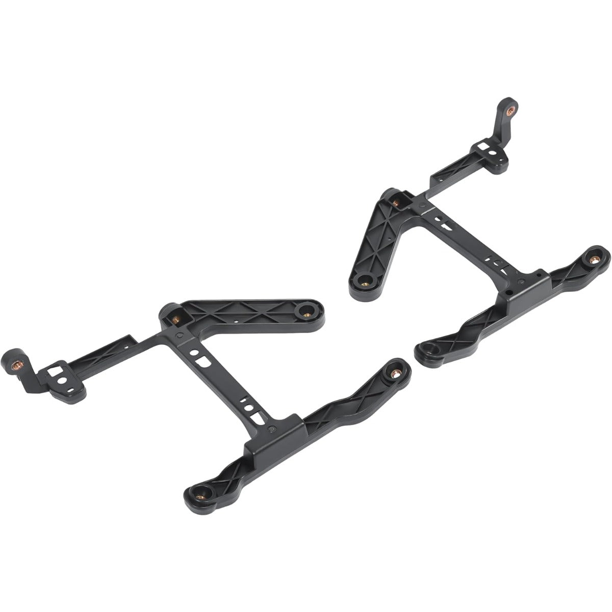 Front Bumper Bracket Compatible with 2013-2018 Dodge Ram 1500 and 2019-2024 Dodge Ram 1500 Classic LH & RH Replacement for CH1061108 68232454AA Plastic(PA6) Black