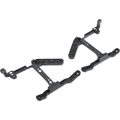 Front Bumper Bracket Compatible with 2013-2018 Dodge Ram 1500 and 2019-2024 Dodge Ram 1500 Classic LH & RH Replacement for CH1061108 68232454AA Plastic(PA6) Black