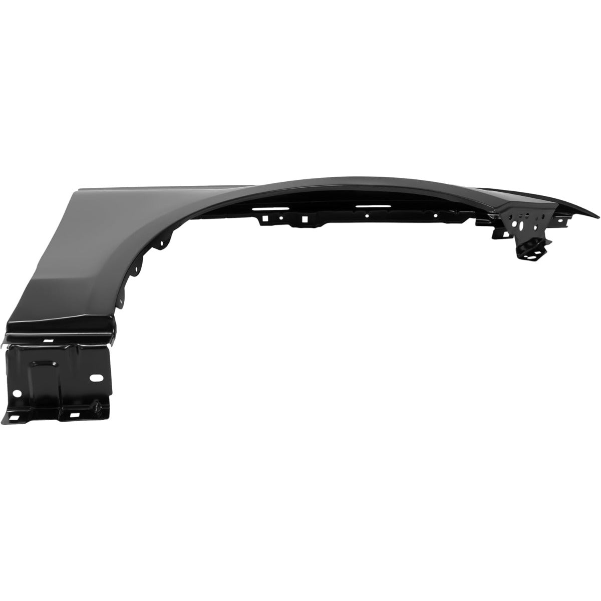 HECASA Front Right Fender Compatible with 2017-2020 Ford Fusion/Police Responder Replacement for HS7Z16006A FO1241305 110-02829R Steel Wheel Fender Panel Electrophoresis Black Passenger Side