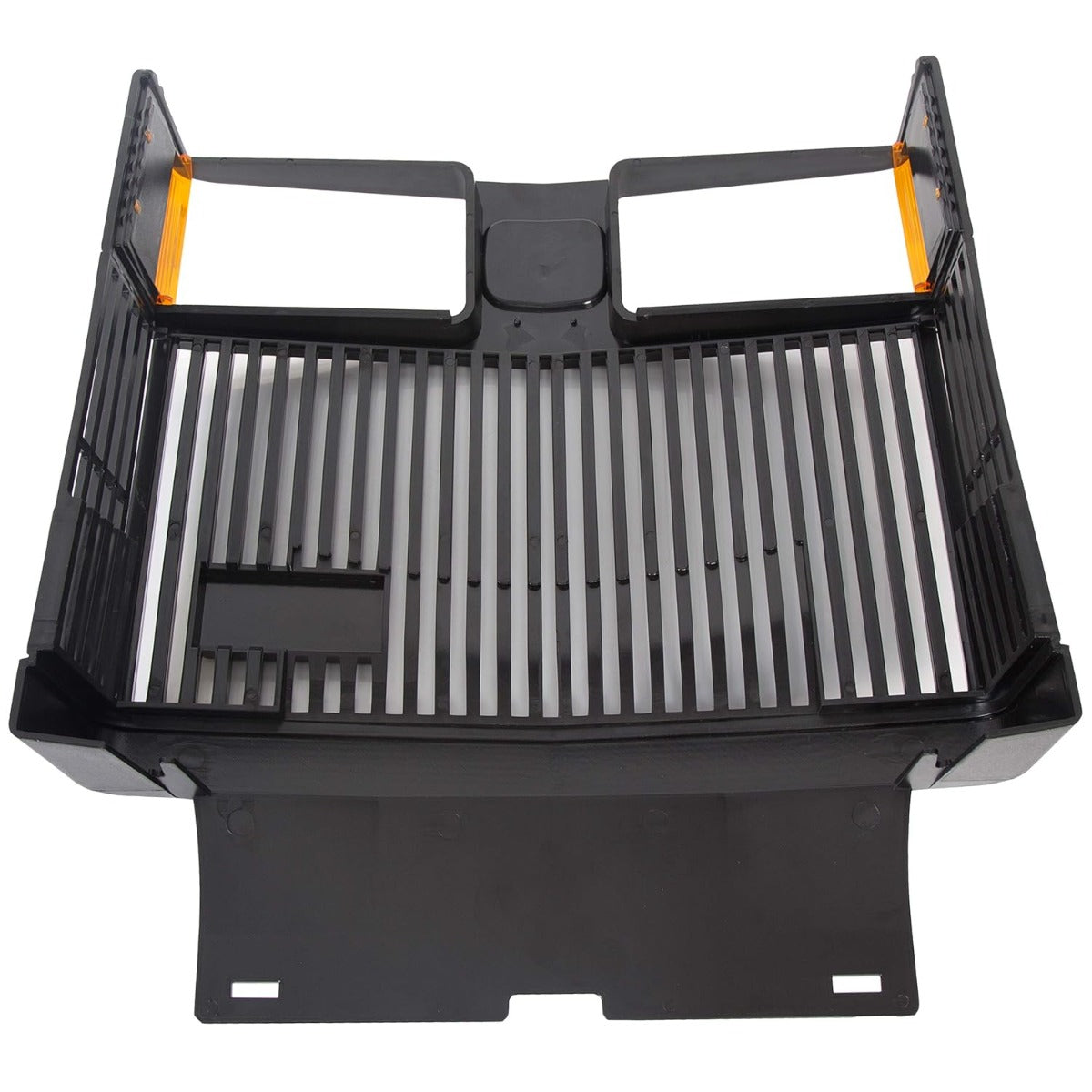 Front Grille Compatible with John Deere 415 425 445 455 Tractor Replacement for AM116207 (Including Reflectors. Label is NOT Included) Black Plastic ABS