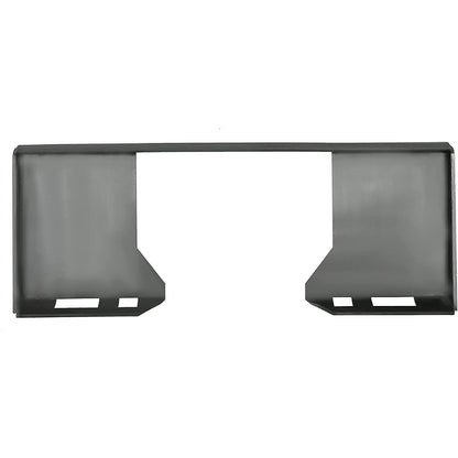 3/8 Inches Thick Quick Tach Cut Out Mount Plate, Steel Skid Steer Quick Tach Attachment Adapter Plate Compatible with Bobcat, Kubota Tractors