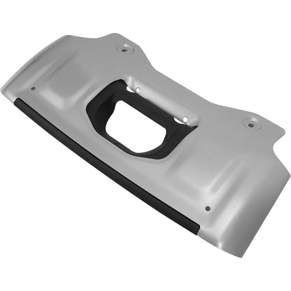 Front Under Shield Skid Plate Kit Compatible with 2020-2025 Land Rover Defender 90 110 130 Splash Lower Bumper Protector Guard Aluminium+Plastic+Steel Powder Coated Silvery