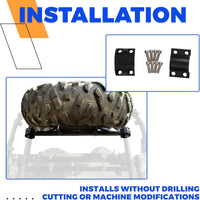 Load image into Gallery viewer, Spare Tire Carrier Rack Mount Heavy Duty Compatible with 2014-2023 Polaris RZR XP 1000 XP Turbo XP 4 1000 UP to 30&quot; TIRE LYPS-039
