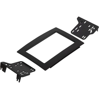 Double Din Dash Kit Compatible with 2006-2010 Dodge Ram 1500 2500 3500 Chassis Cab Crew Cab Pickup Radio Dash Installation Kit w/Wiring Harness Black