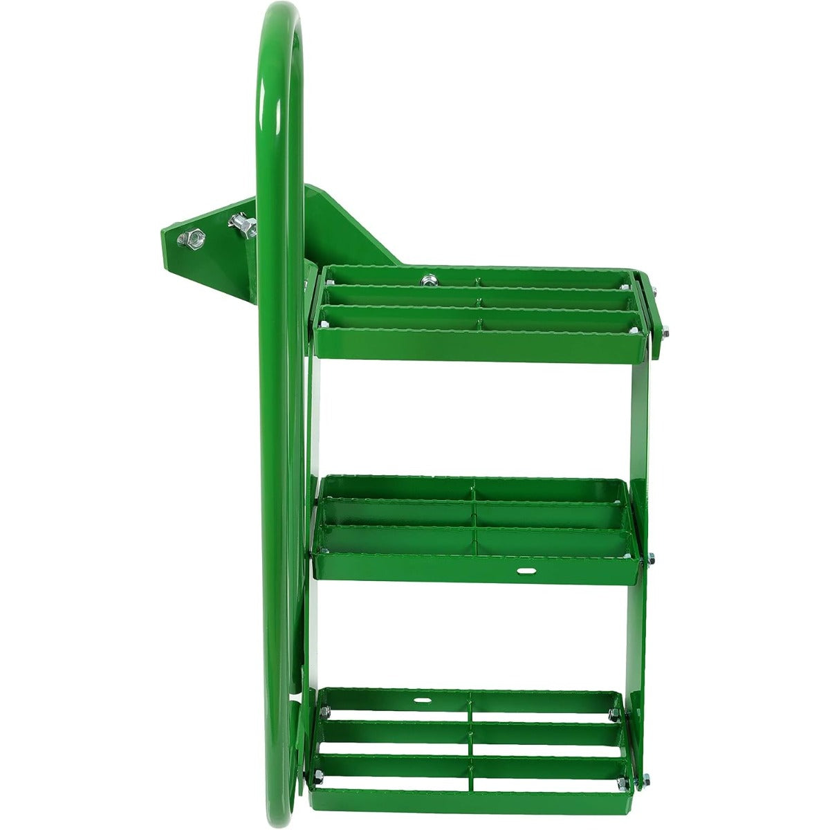 HECASA Left Hand Stair Step Kit Compatible with John Deere 4050 4240 4430 4630 4440 4230 4555 4650 4850 4955 LH Handrail Powder Coated Durable Steel Tractor Step