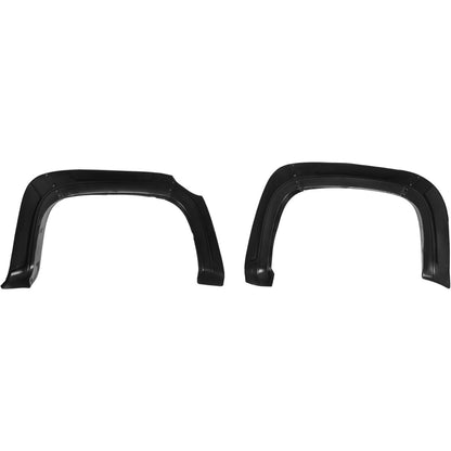 Fender Flare Compatible with 2015-2021 Chevy Chevrolet Colorado | 5.1' bed/Short Beds Model Only Front & Rear 4Pcs Wheel Arch Cover Protector Set Plastic(PP) Textured Black