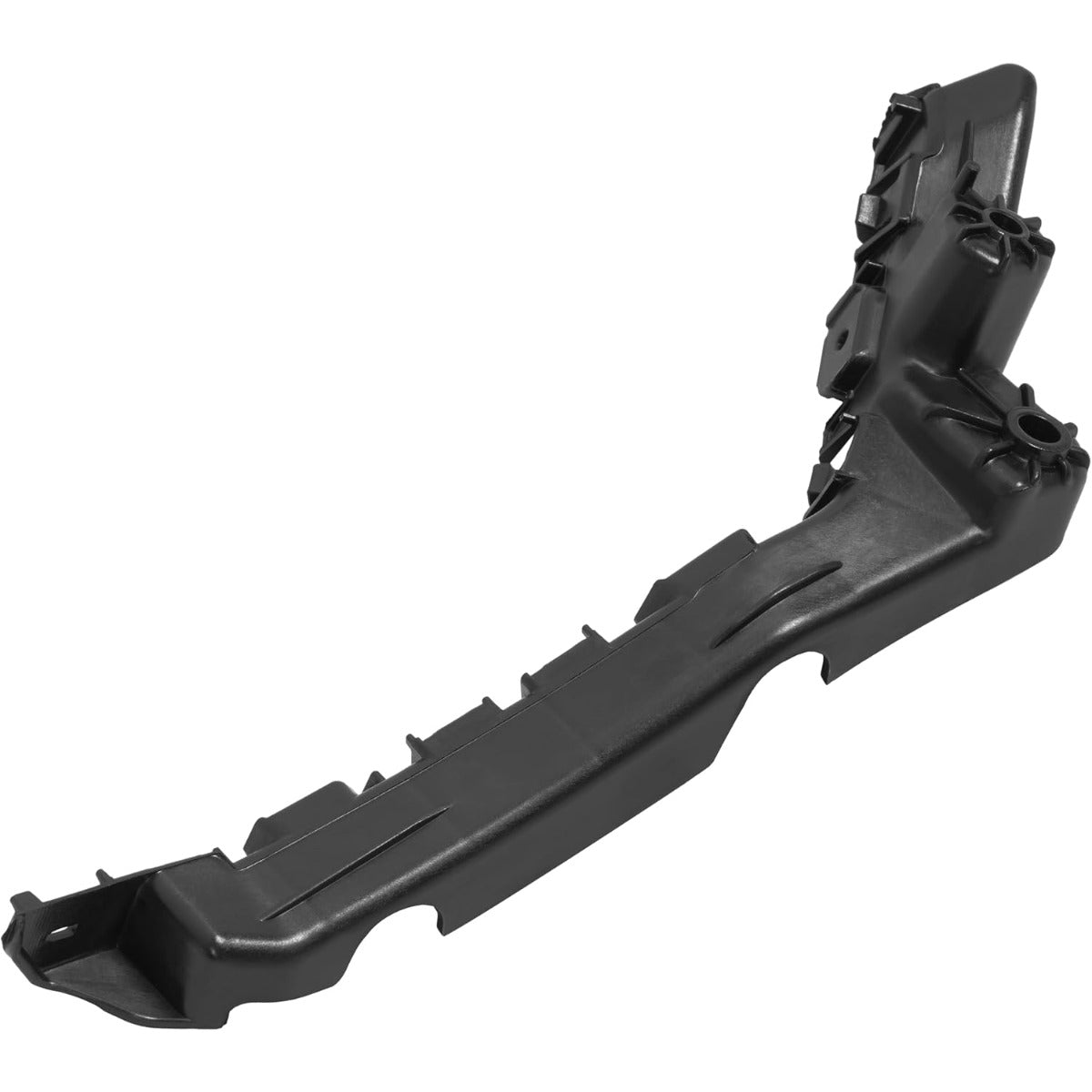 ALMULOO Black Front Bumper Bracket Compatible with 2010-2017 Chevrolet Equinox Replacement for GM1032116 84059892 Left Side