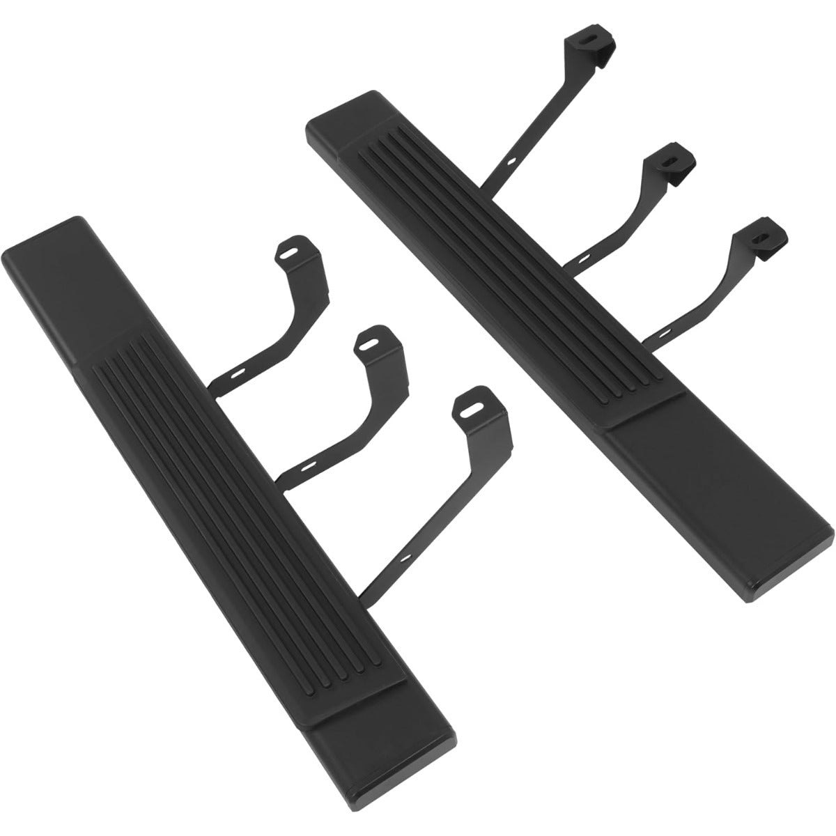 Side Steps Compatible with 2002-2008 Dodge Ram 1500 2500 Regular Cab Running Boards Step Bars Steel+Plastic Powder Coated+Textured Black