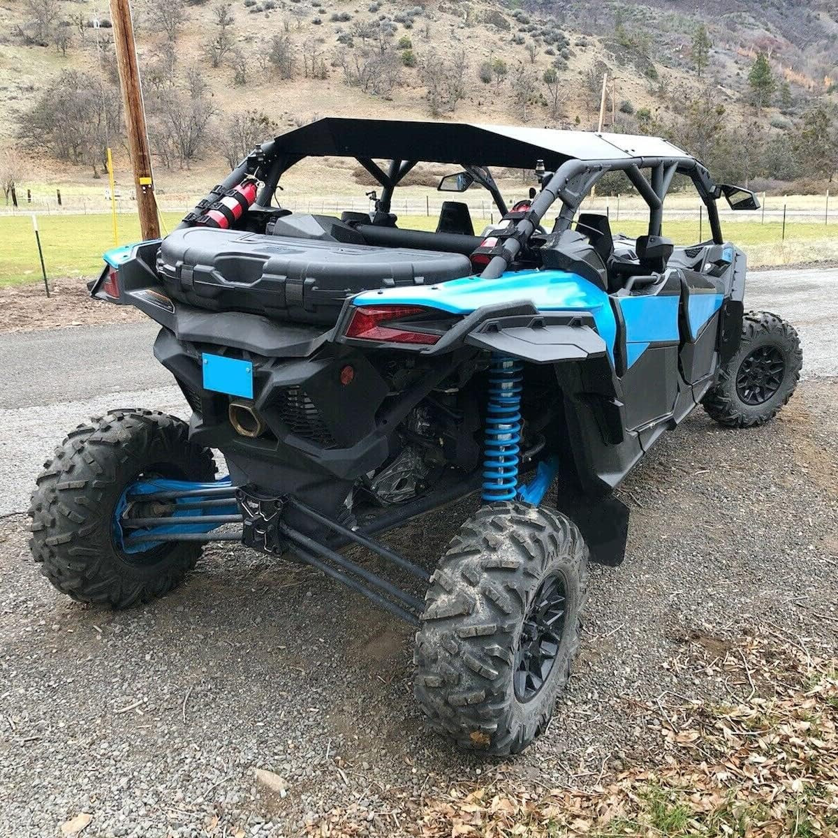 Kojem Fender Flares + Lower Half Door Panels Compatible with 2017-2023 Can Am Maverick X3 Max RR 1000 Max Turbo Complete Replacement for 715002973 715002903 (2 Packages)