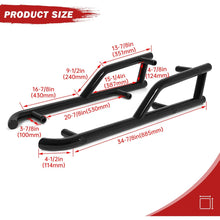 Nerf Bar Rock Sliders Compatible with 2016-2025 Polaris General 1000/XP 1000/INTL General 1000 EPS Deluxe Premium Sport 2 Seat Left & Right Side Step Tree Kickers
