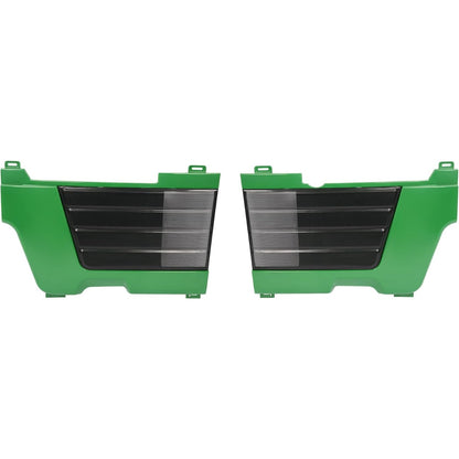 Tractor Side Panels and Grille Compatible with John Deere 4200 4300 4400 Replacement for LVU10564 LVU10565 w/Foam Panel Clip