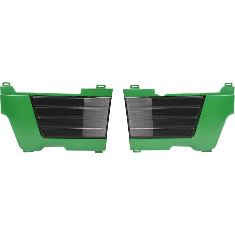 HECASA Tractor Side Panels and Grille Compatible with John Deere 4200 4300 4400 Replacement for LVU10564 LVU10565 w/Foam Panel Clip