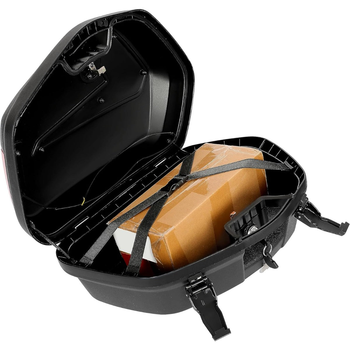 Hard Saddle Bag Trunk With Lights Locks   for  Can-am Spyder ROADSTER RS ST Honda Street 28L