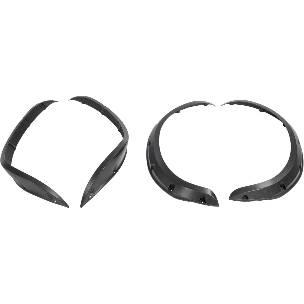 Golf Cart Fender Flares 4PCS Compatible with Evolution Forester 4 or 6 and Icon Advanced EV 1 ABS Black