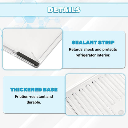 2188656 Replacement Crisper Drawer (Upper) Compatible with Whirlpool Kenmore Refrigerator Upper Bin with Humidity Control Plastic (PS) Clear LYOP-047