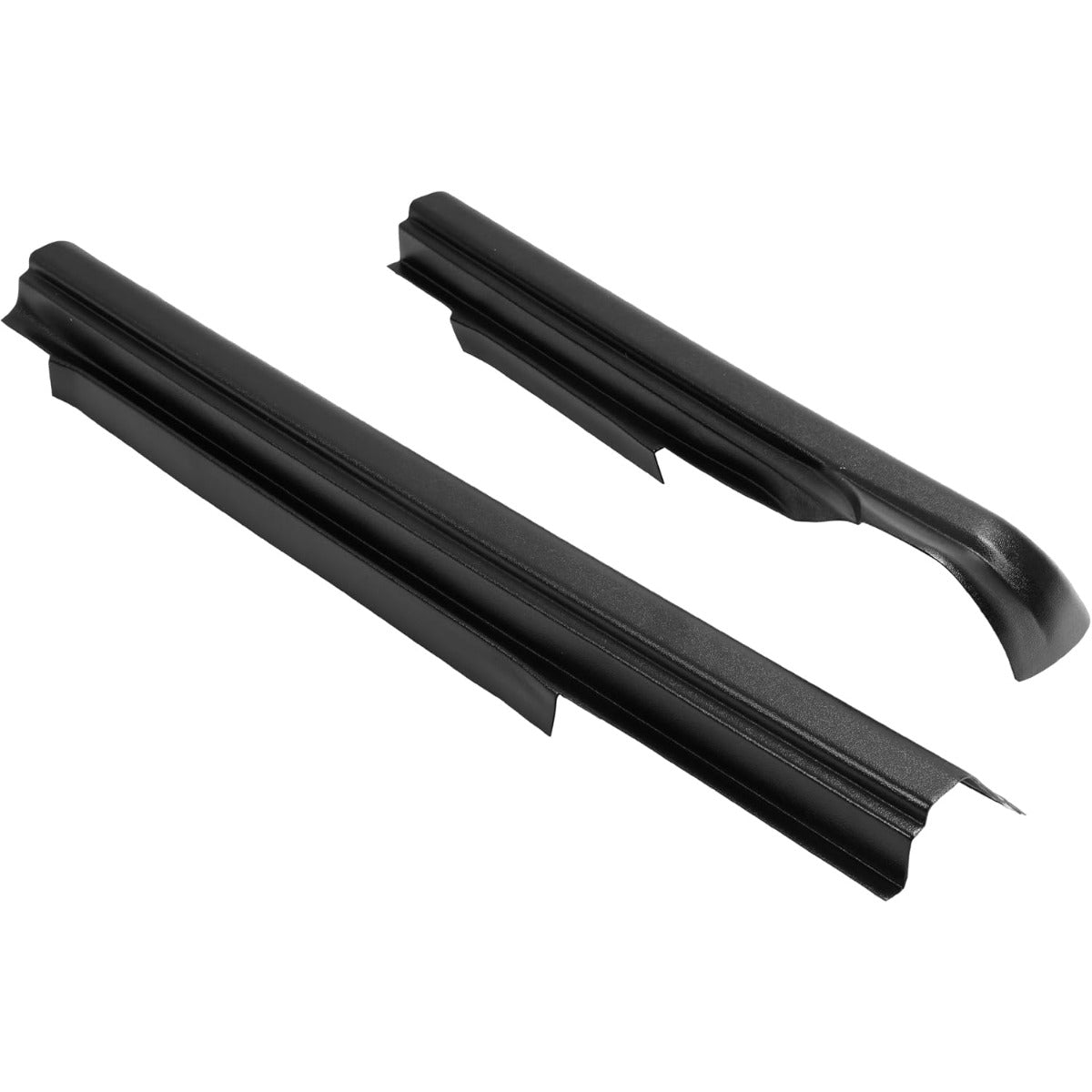 4PCS Rocker Panel Guard Compatible with 2014-2018 Chevy Chevrolet Silverado GMC Sierra 1500 Double Cab Side Rocker Guards Sill Plate Cover Plastic(PE) Black Textured