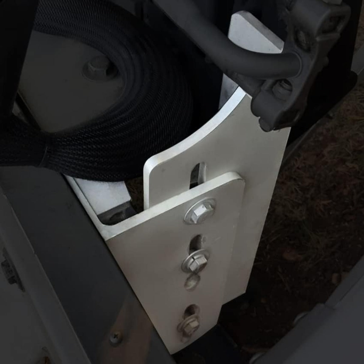 Jack Plate Adjustable 8 Inches Outboard Boat Jack Plate Aluminum Manual Power-Lift LYOM-057