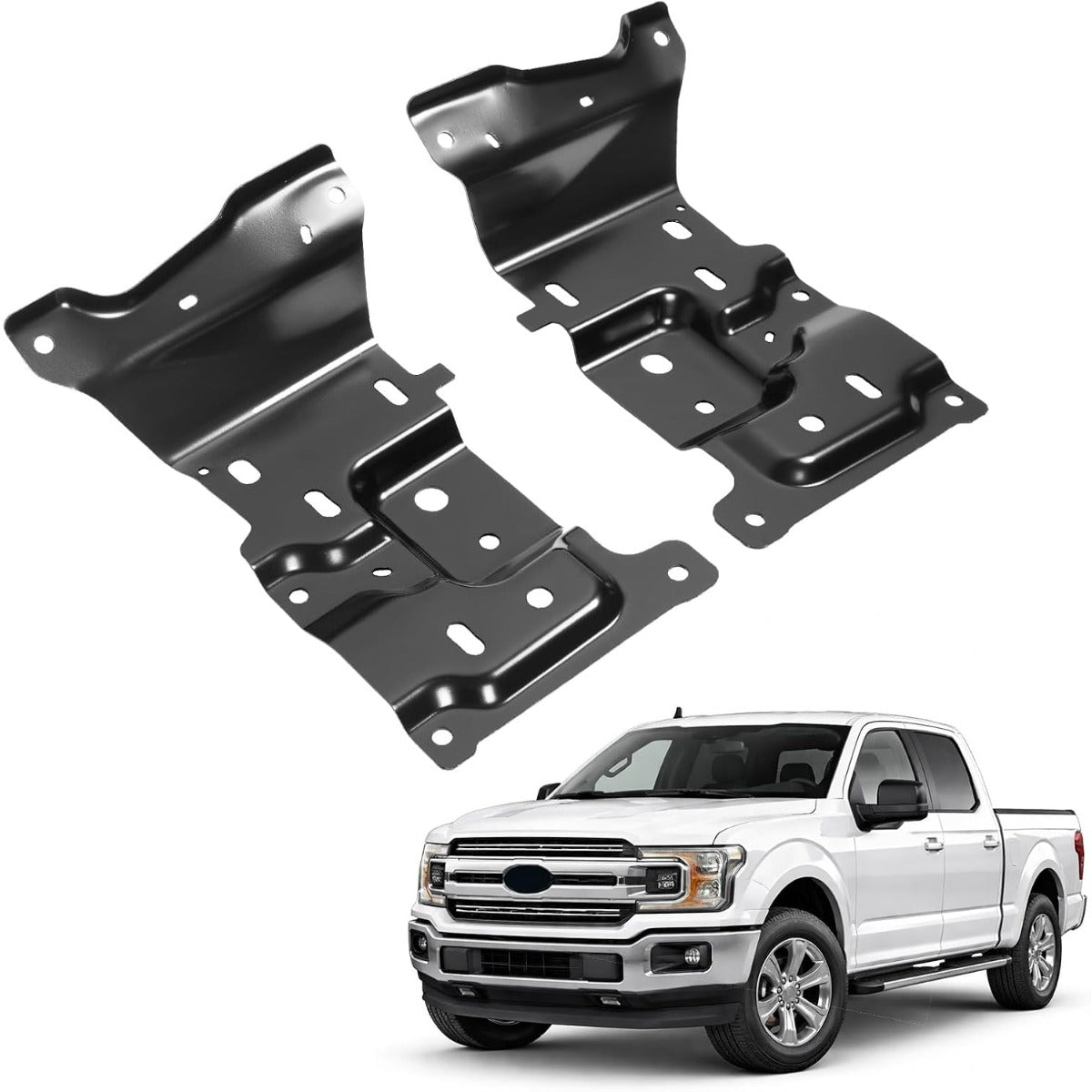 KUAFU Bumper Bracket Compatible with 2018-2020 F-150