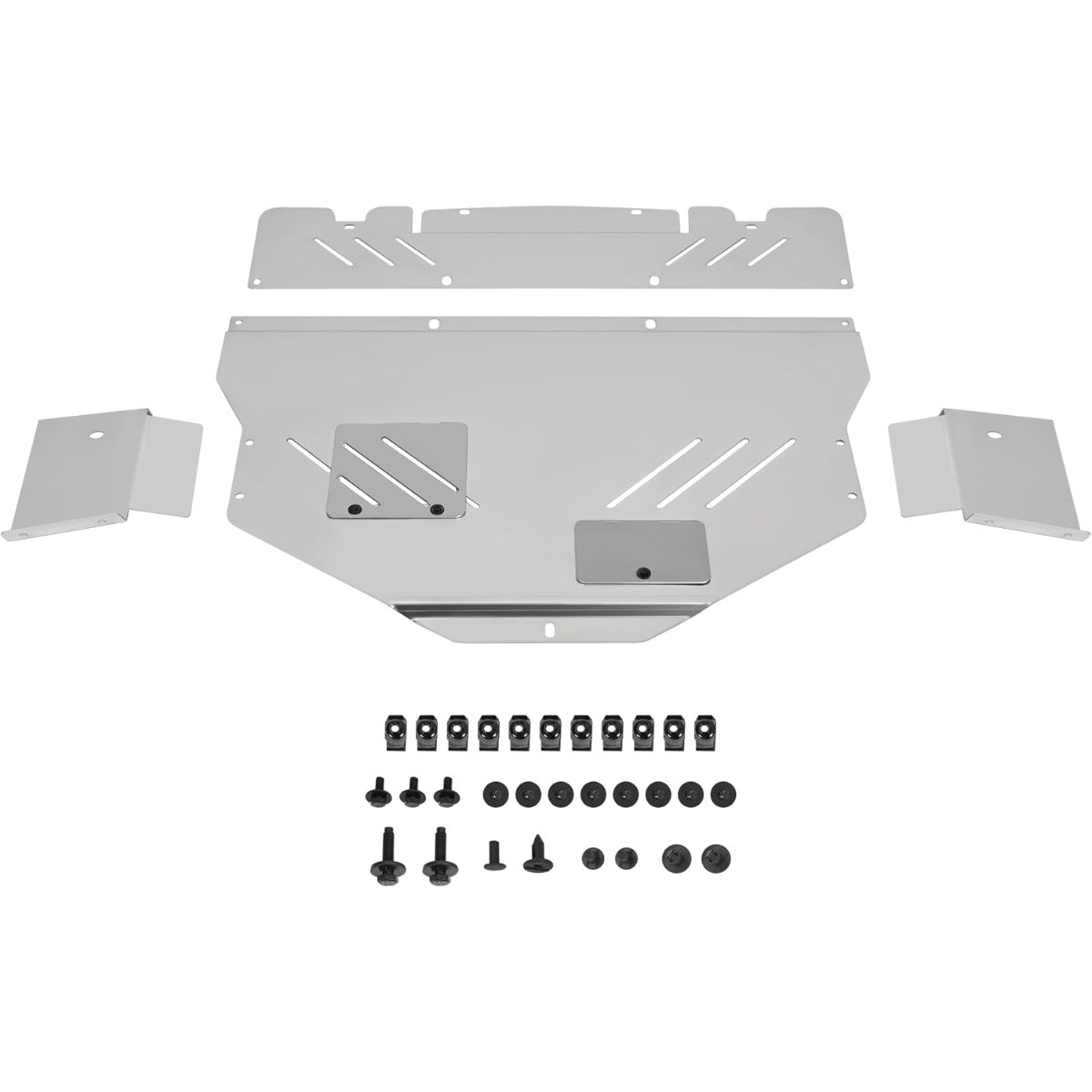 Engine Splash Shield Compatible with 2015-2021 Subaru STI Front Lower Engine Skid Plate Aluminum Silvery