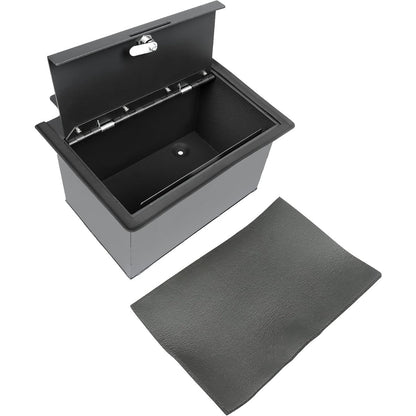 KUAFU Center Console Safe Gun Box Compatible with 2019-2023 Chevy Chevrolet Silverado GMC Sierra 1500 2500 3500 Replacement for 84081567 Console Organizer Locking Storage with 3-Digit Combo Password