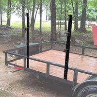 Load image into Gallery viewer, Heavy Duty 3-Place Edgers Gas Weeder Trimmer Rack holders for Open Landscape Trailer Truck LYA-040
