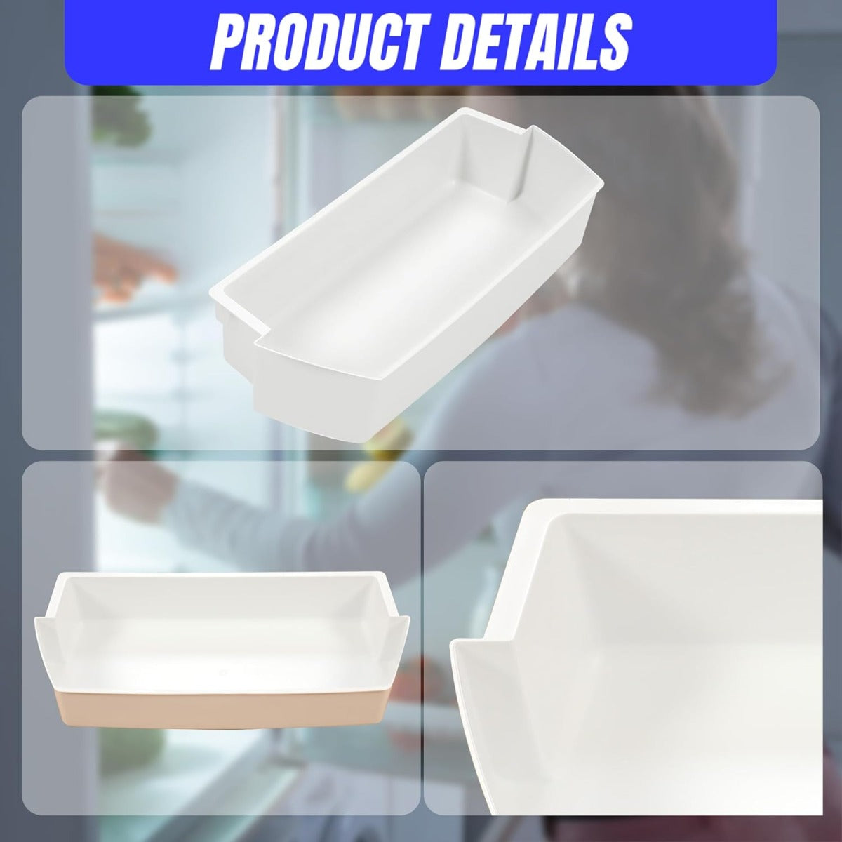 Kojem 2187172 Replacement Refrigerator Door Bin Shelf Compatible