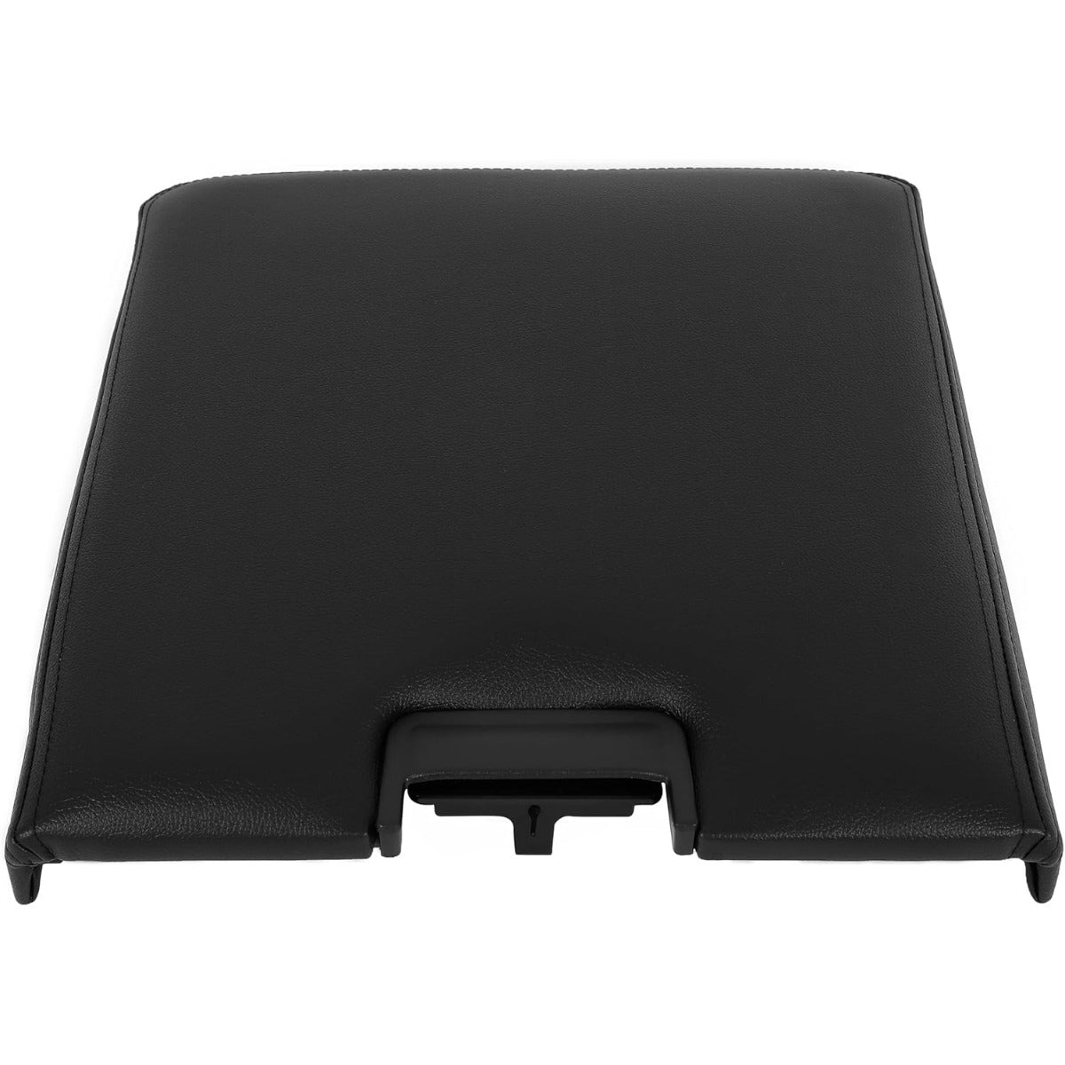 KUAFU Center Console Lid Compatible with 2007-2014 Chevy Chevrolet Silverado Avalanche Suburban Tahoe GMC Sierra Yukon Replace for 20864151 924-810 Seat Armrest Cover with Latch Plastic Leather Black