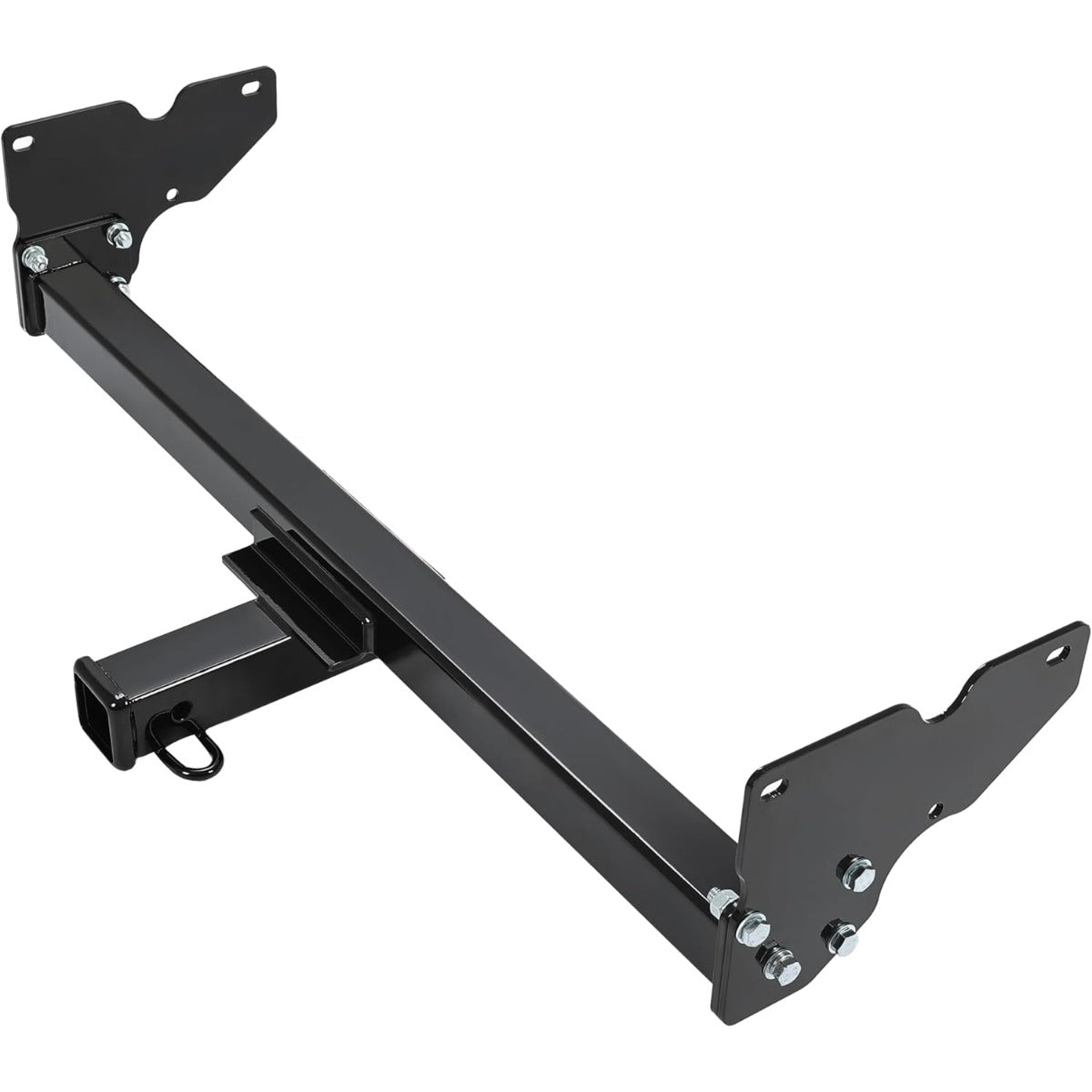 2-Inch Receiver Class 3 Trailer Hitch Compatible with 2018-2024 Volkswagen Tiguan All Black Towing Hitch Receiver