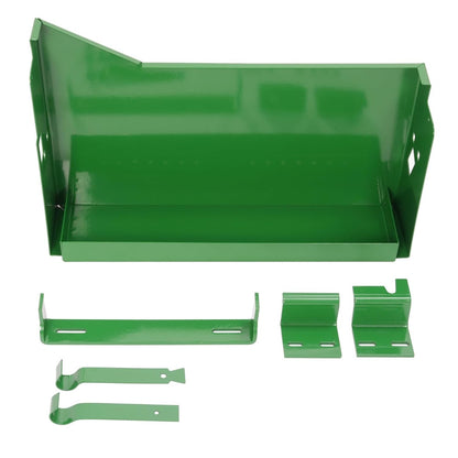 Tractor Battery Box Right Hand Compatible with John Deere 2510 2520 3010 3020 4000 4010 4020 4320 4520 4620 w/Bracket Steel Powder Coated Green