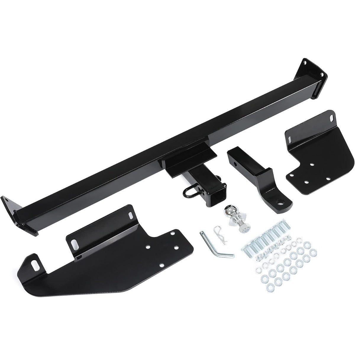 HECASA 2'' Class 3 Trailer Hitch Receiver Compatible with 2008-2020 Chrysler Town & Country Dodge Grand Caravan RAM C/V Tradesman Volkswagen Routan Steel Black Powder Coated (NN1400)