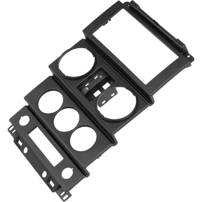 Dashboard Radio Panel Compatible with 2007-2010 Jeep Wrangler