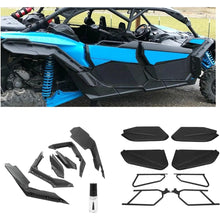 ECOTRIC Fender Flares & Lower Half Door Panels Compatible with 2017-2022 Can Am Maverick X3 Max RR 1000 Turbo XDS XRS/R Two Packages Replacement for 715002973 715003751 715002903