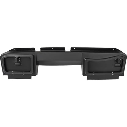 Dashboard Cover W/Locking Doors Compatible With 2008-2014 EZGO RXV Gas/Electric Models, Carbon Fiber Style Print Front Dash Cover (Not For 2015-Up 2nd Gen)