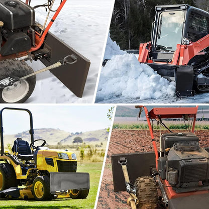 1/2inch Skid Steer Mount Plate Quick Tach Attachment Loader Plate Compatible with Bobcat Kubota-with One Year Warranty LYA-081-12