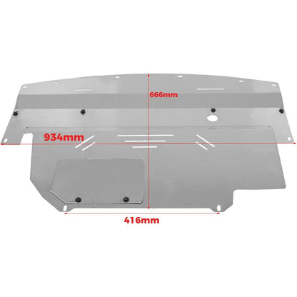 Engine Splash Shield Aluminum Compatible with 2003-2009 Nissan 350Z 2003-2008 Infiniti G35 RWD Sedan G35 Sedan 2WD G35 Sedan 2WD G35 Coupe Skid Plate Under Tray Engine Cover Easy Oil Change