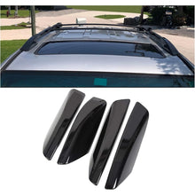 4Pcs Roof Rack Rail End Cover Shell Cap Compatible with 2003-2009 Toyota 4Runner SW4 N210 Black Roof Rail Bar Cover Shell Protection