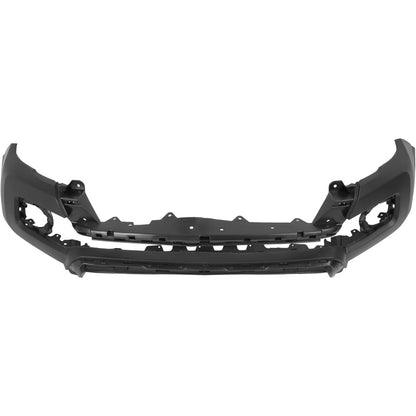 ALMULOO Front Bumper Cover Fascia Compatible with 2016-2023 Toyota Tacoma w/Fender Flare Holes Replacement for TO1000414