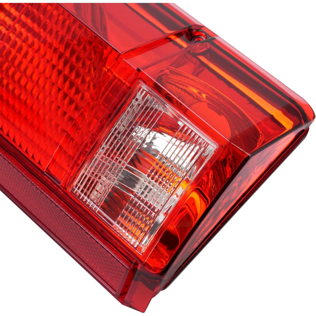 HECASA Pair Tail Light Compatible with 1980-1986 Ford F-150 F-250 F-350 Bronco F-100 Halogen Brake Lamp Taillight Replacement for E4TZ13405B FO2800103 E4TZ13404B FO2801102 Red White Lens Black Housing