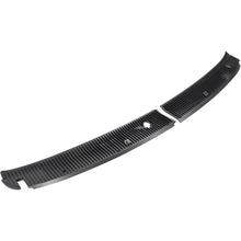 HECASA Front Windshield Wiper Cowl Panel Cover Compatible with 1992-2024 Ford E-Series E-150 E-250 E-350 Replacement for 8C2Z15022A68AA 8C2Z15022A69AA Window Wiper Cowl Panel Vent Grille Plastic Black