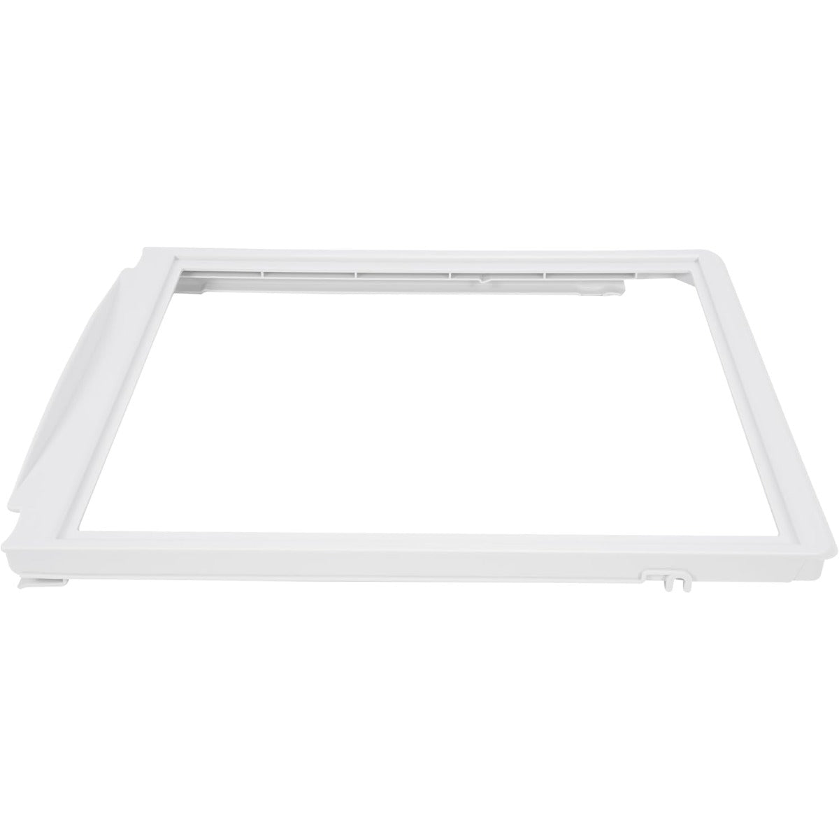 KUAFU 240599301 AP3763926 Crisper Pan Cover Compatible with Frigidaire Refrigerator 1037664 AH899475 EA899475 PS899475 Replacement Only Upper Crisper Drawer Cover Shelf Frame W/O Glass White