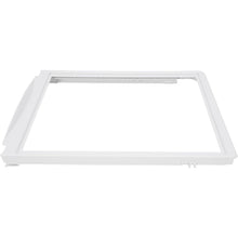 KUAFU 240599301 AP3763926 Crisper Pan Cover Compatible with Frigidaire Refrigerator 1037664 AH899475 EA899475 PS899475 Replacement Only Upper Crisper Drawer Cover Shelf Frame W/O Glass White