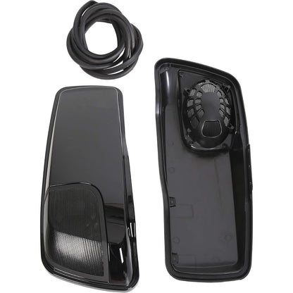 HECASA Saddlebag Speaker Lid w/ 5"x7" Speaker Grille (Pair) Compatible with 2014-2023 Harley Davidson Touring FLT FLHT FLHTCU FLHRC Road King Road Glide Street Glide Electra Glide Ultra-Classic