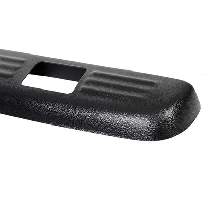 Truck Bed Rail Caps W/Holes Compatible with 1999-2006 Chevrolet Silverado & GMC Sierra 1500 2500 3500 (Classic only) W/Stake Holes 6'6 Inches Bed Black Ribbed Finish (Set of 2)