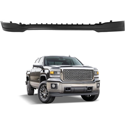 Front Lower Bumper Valance Panel Compatible with 2014-2015 GMC Sierra 1500 Replacement for GM1095199 22764087 Air Dam Deflector Valance Plastic