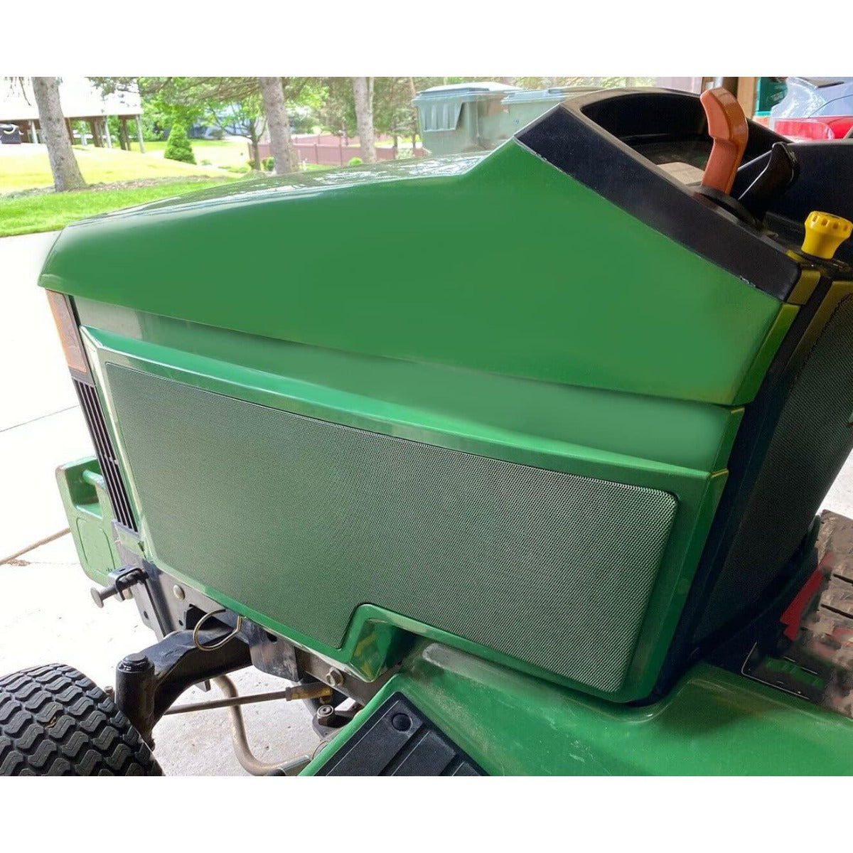 Right Side Panel Screen Kit Compatible with John Deere 415 425 445 455 Replacement for AM128982 RH Side