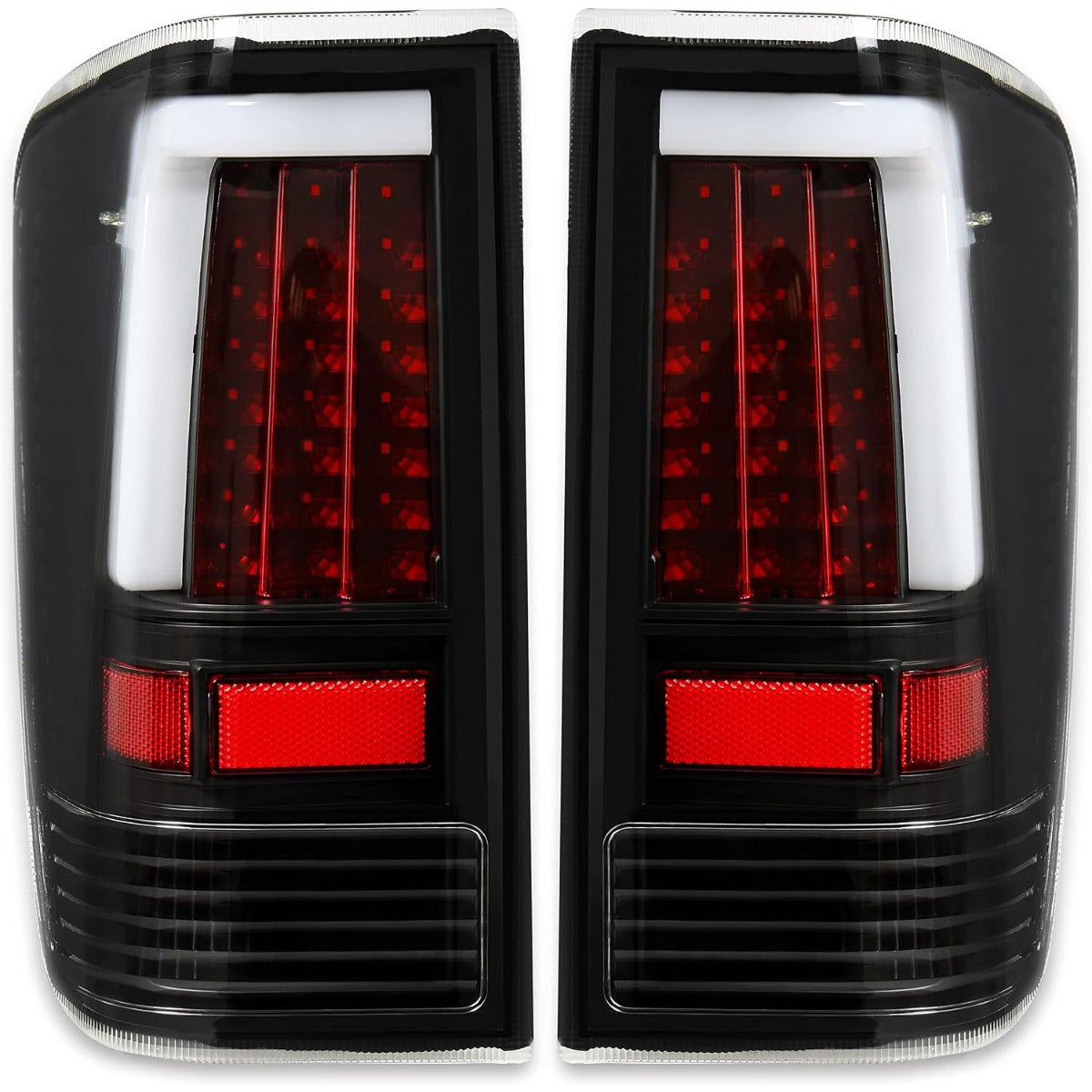 ALMULOO 2PC Tail Lights LED Compatible with 2004-2015 Nissan Titan