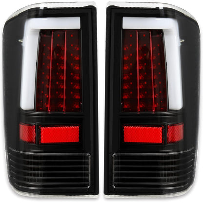 ALMULOO 2PC Tail Lights LED Compatible with 2004-2015 Nissan Titan