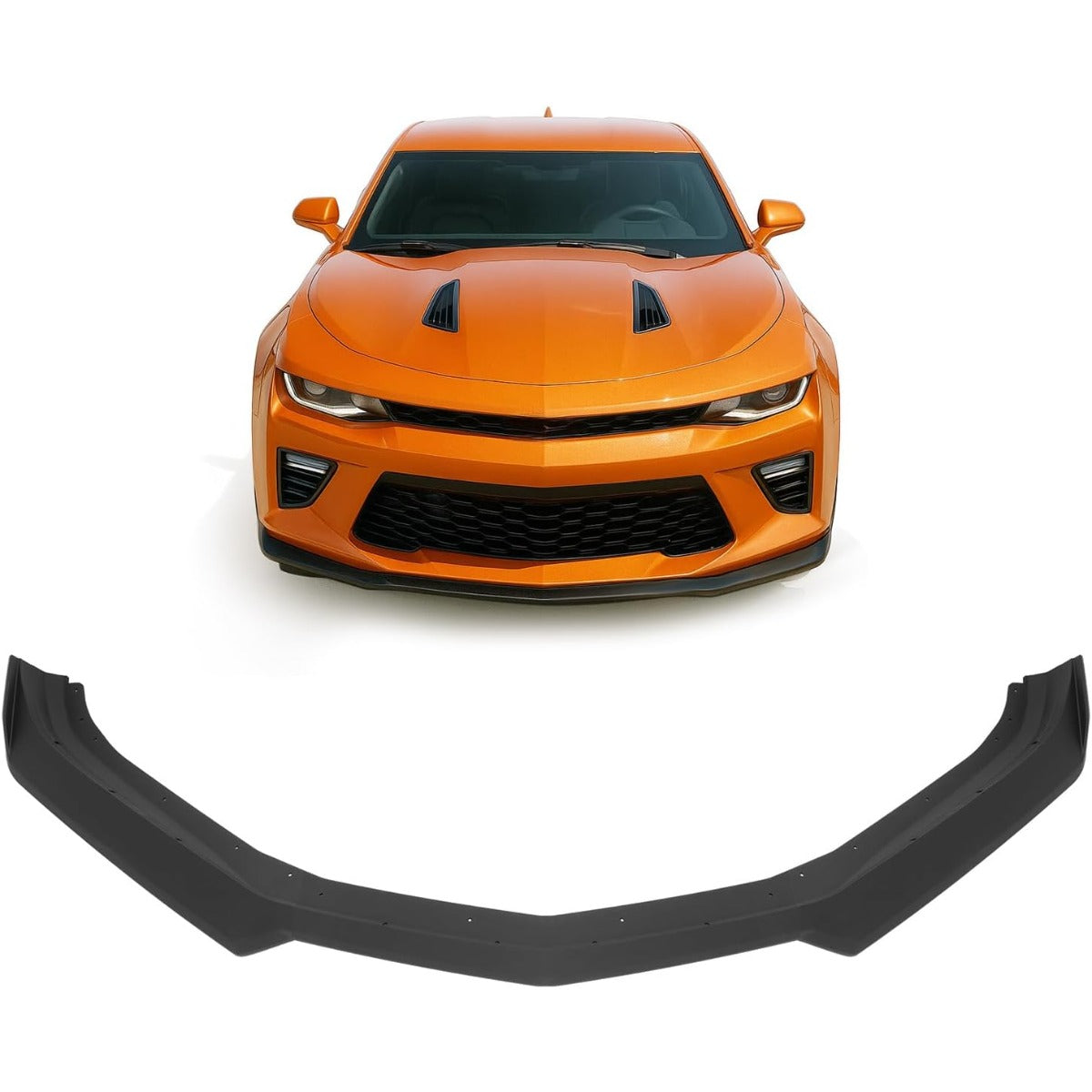 Bumper Lip Compatible with 16-24 Camaro SS V8 Trim Spoiler Splitter
