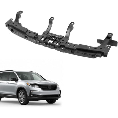 ALMULOO Front Bumper Bracket Compatible with 2019-2022 Honda Pilot Replacement for 71160TG7A50 HO1041111 Plastic(PP+GF30%) Black